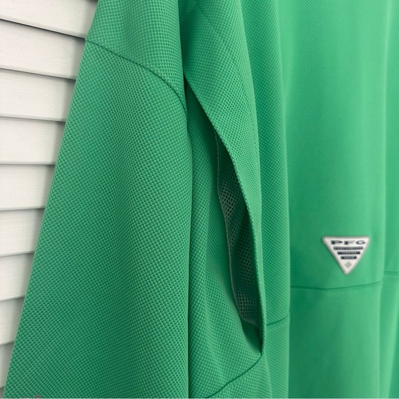 EUC Columbia PFG Men’s XXL Performance Fishing Gear Vented Polo Omni-Shade - Picture 8 of 10